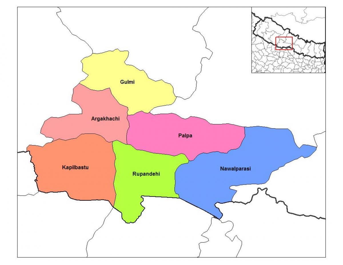 Карта на rupandehi непал