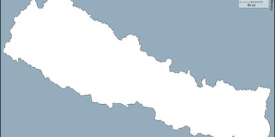 Карта на празно непал