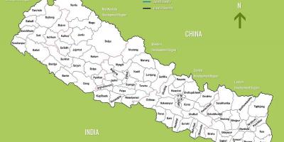 Мапа на непал